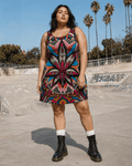 Batik Bliss Skater Dress Artsadd