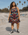 Batik Bliss Skater Dress Artsadd