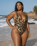 Batik Buds Deep V Swimsuit e-joyer