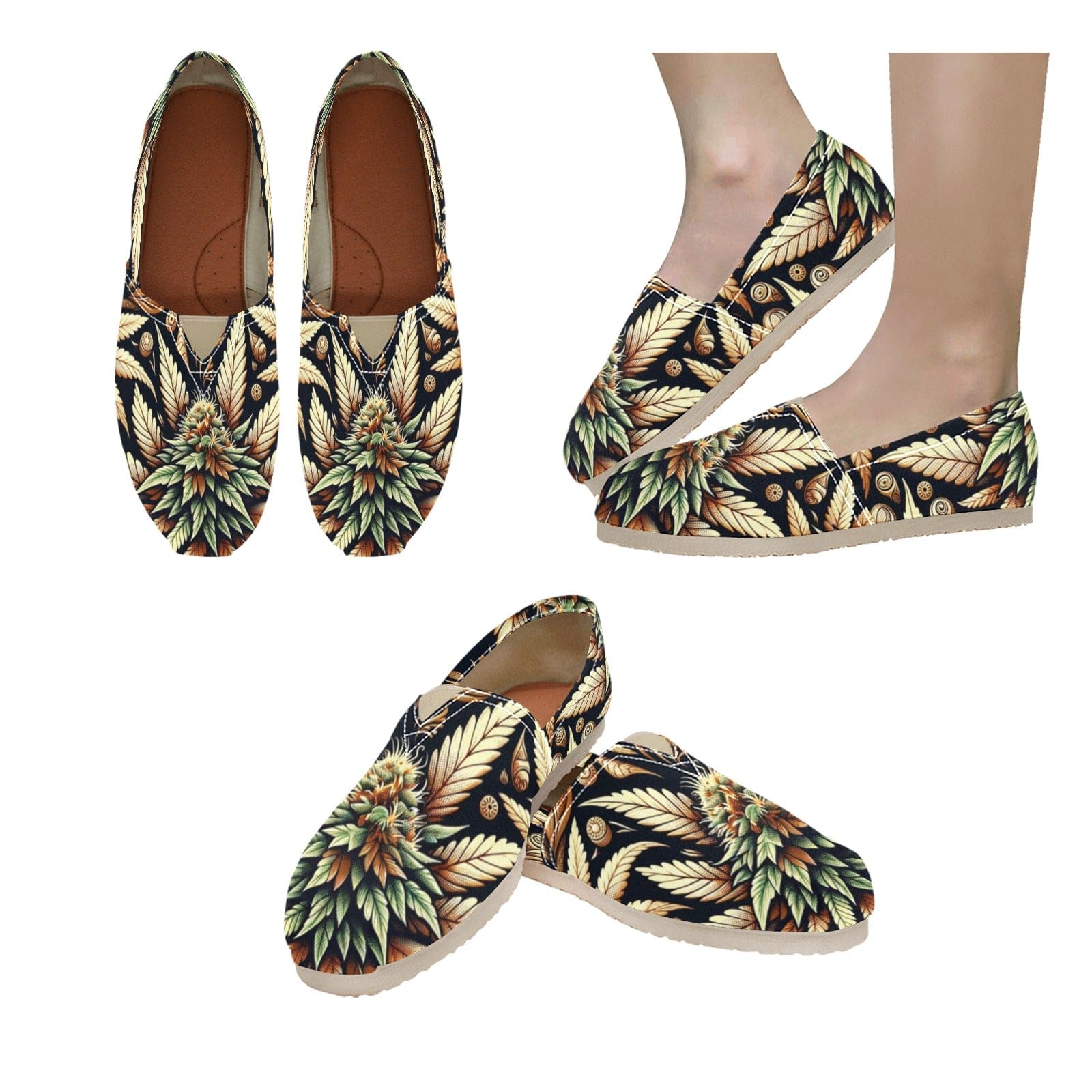 Batik Buds Slips Women's Classic Canvas Slip-On (1206)