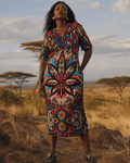 Batik Pocket Dress Artsadd