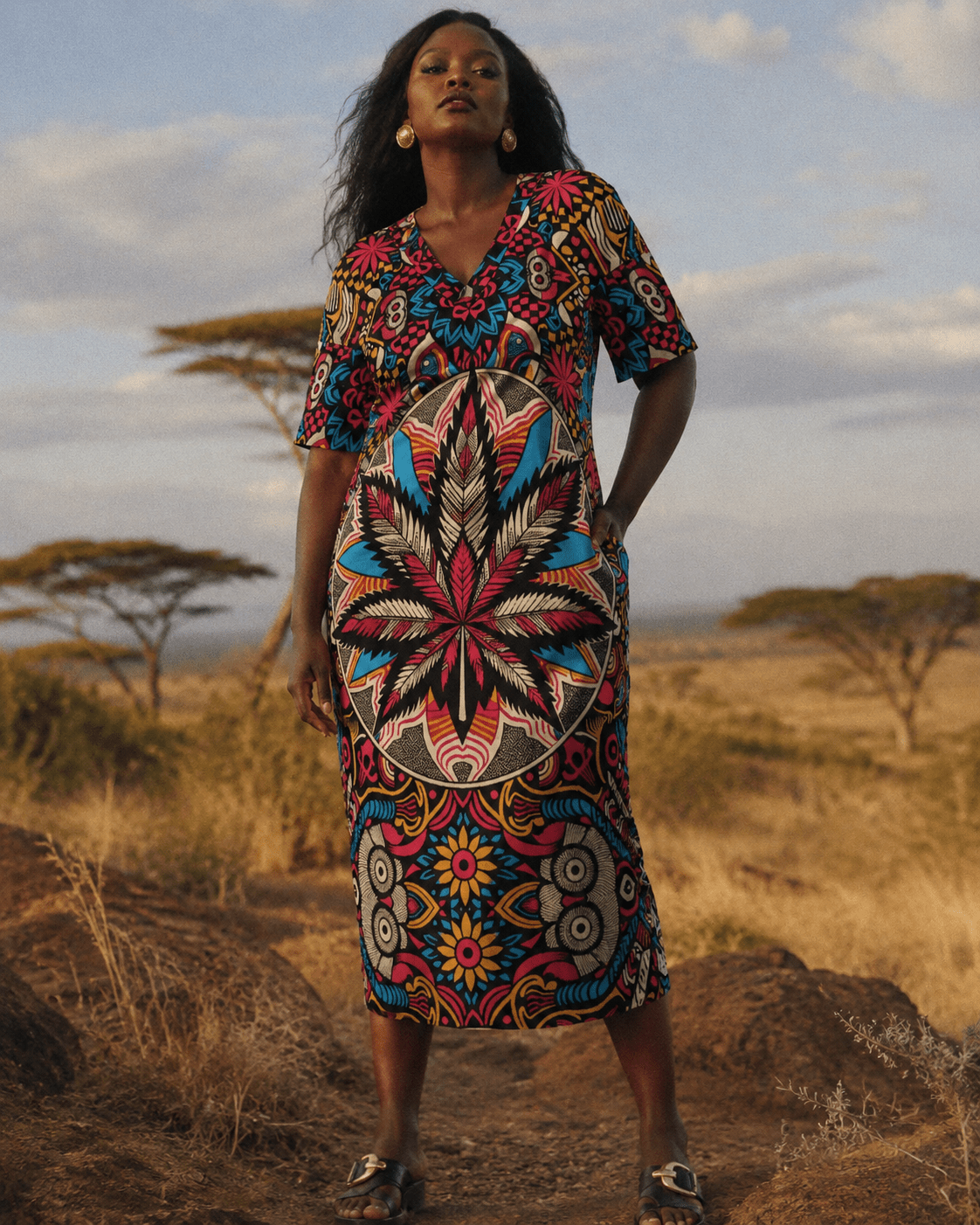 Batik Pocket Dress Artsadd