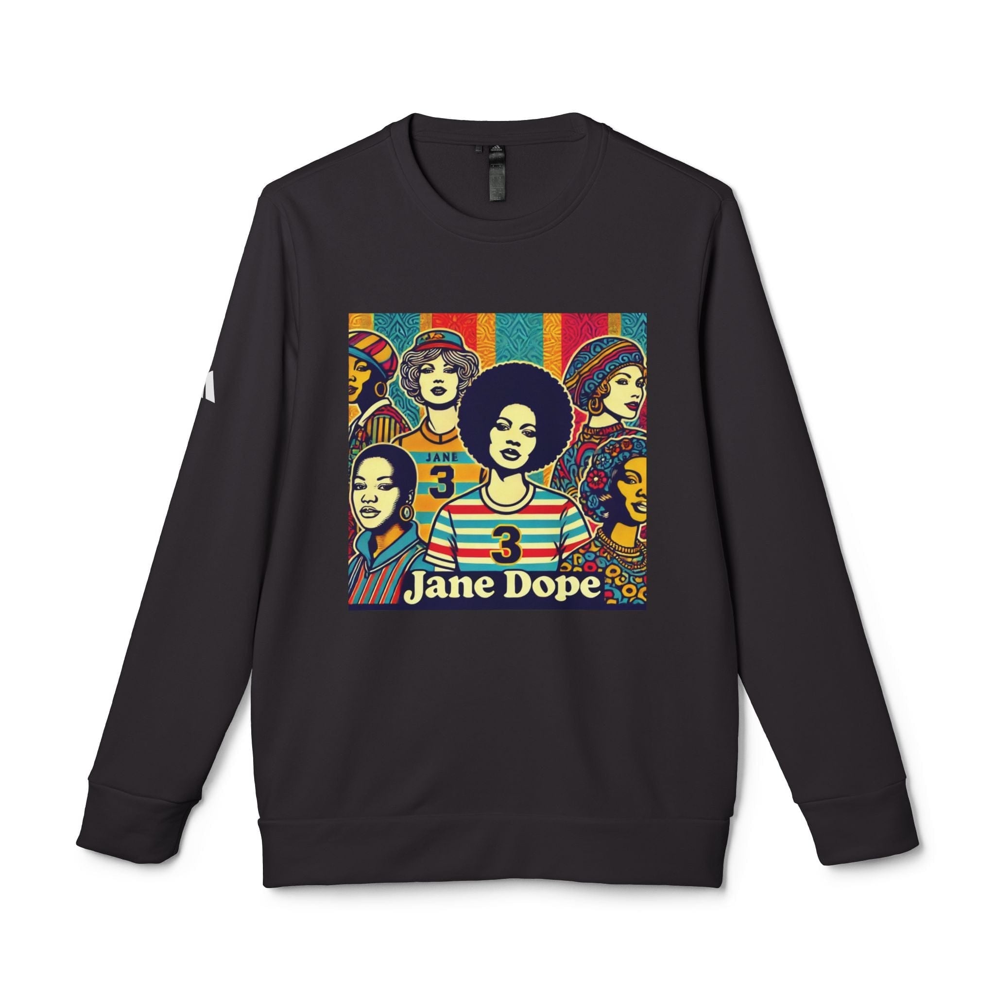 Be Dope! Jane Dope Sport Unisex Crewneck Black Sweatshirt