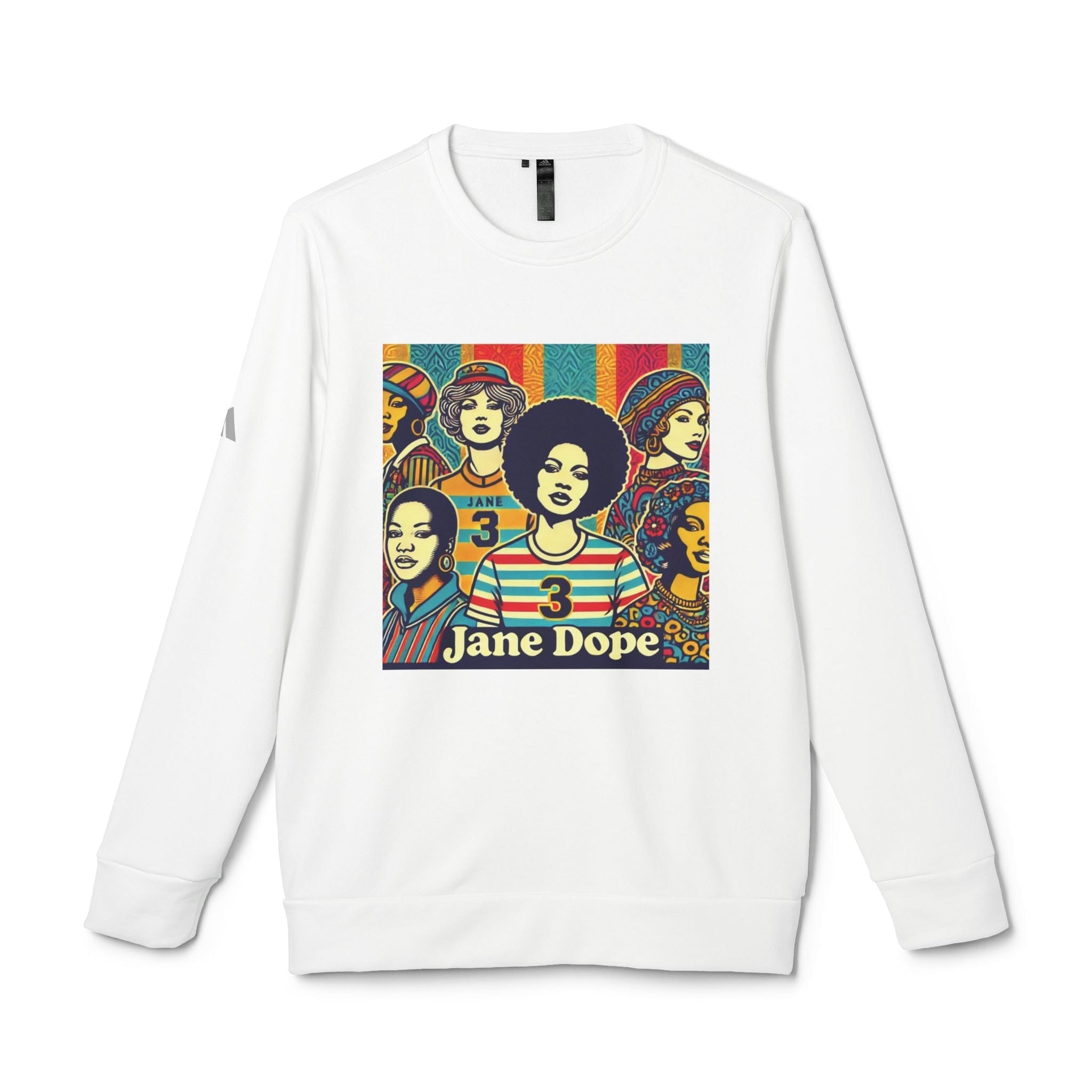 Be Dope! Jane Dope Sport Unisex Crewneck White Sweatshirt