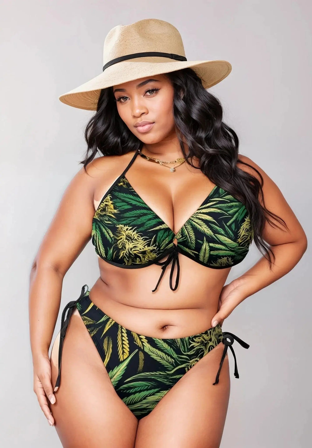 Bikini de tiras Big Bud de talla grande