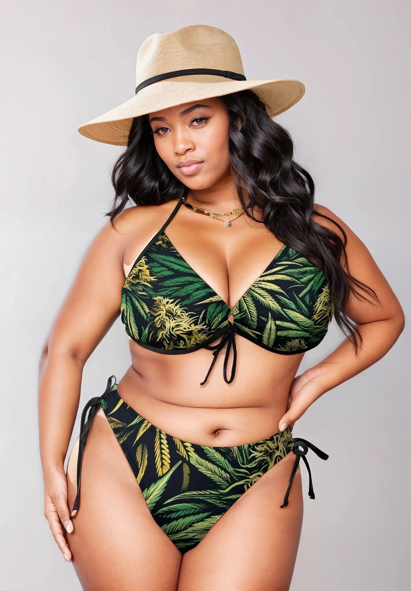 Big Bud Plus Size String Bikini White XL string bikini