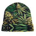 Jane Dope Big Buds botanical print knit beanie