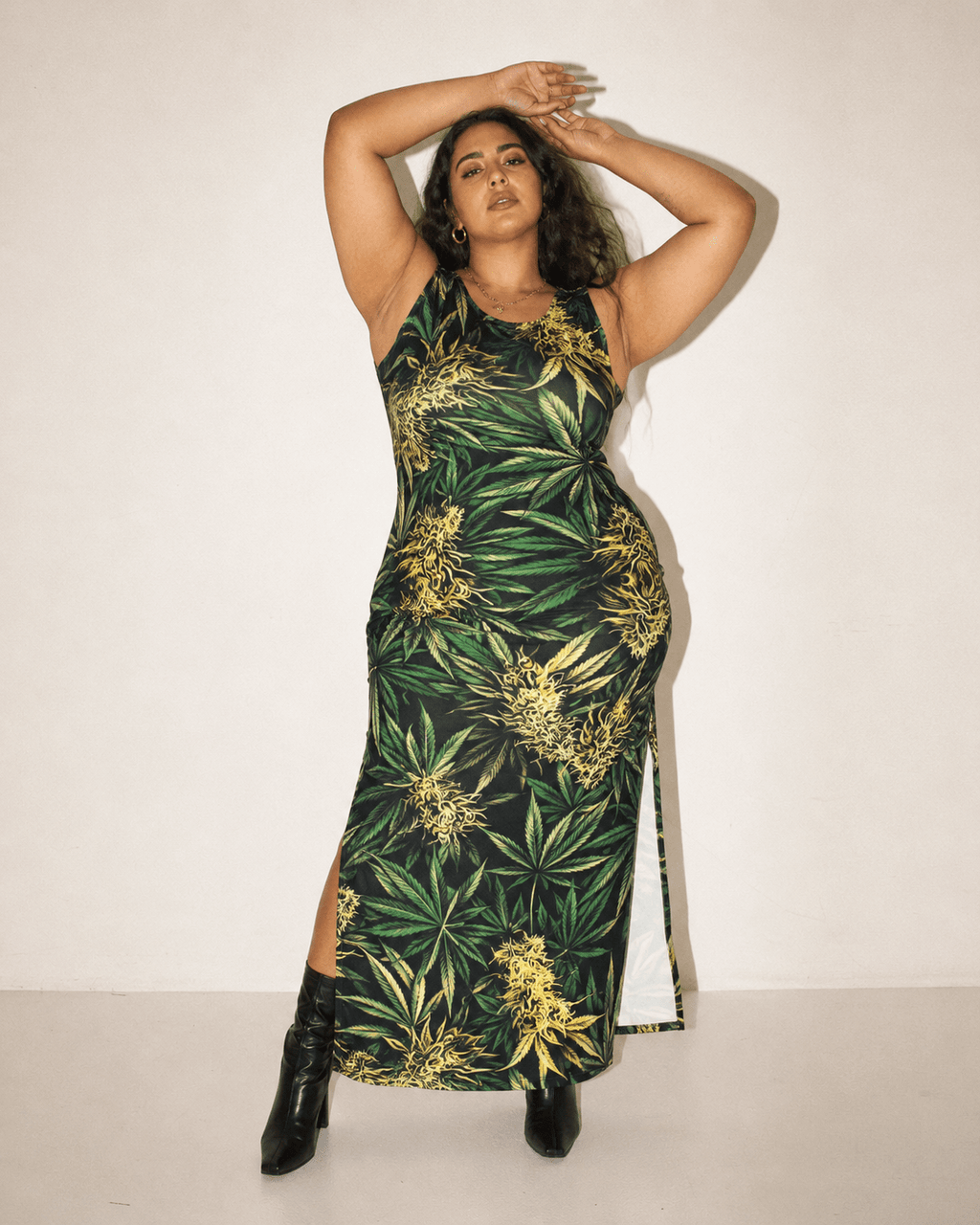 Big Buds Long Dress Artsadd
