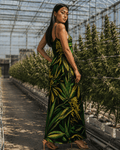 Big Buds Long Sleeveless Dress Artsadd