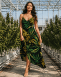 Big Buds Long Sleeveless Dress Artsadd