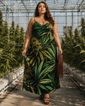 Big Buds Long Sleeveless Dress Artsadd