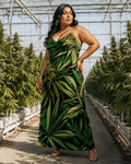 Big Buds Long Sleeveless Dress Artsadd