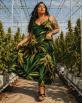 Big Buds Long Sleeveless Dress Artsadd