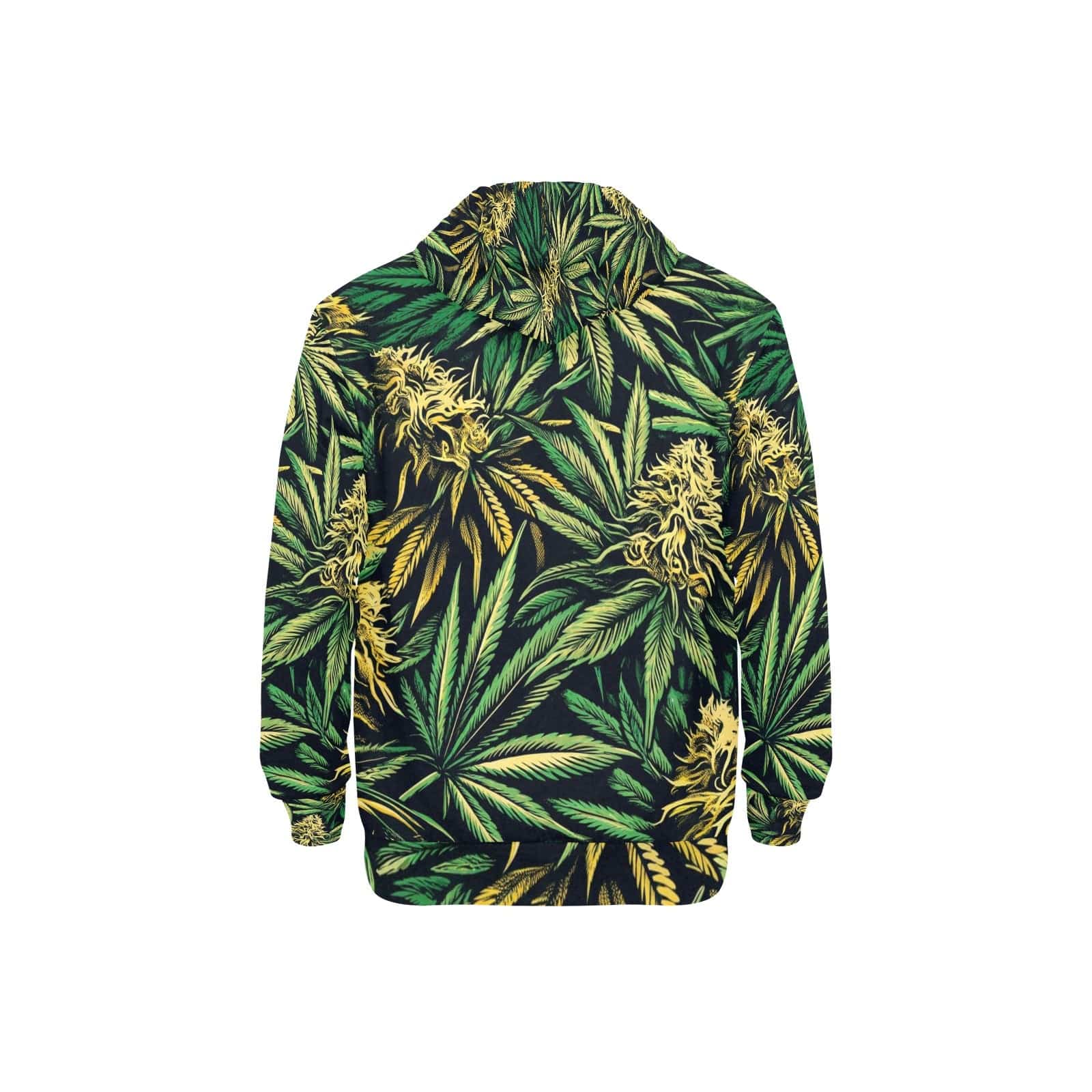 Big Buds Men’s Hoodie Men's Long Sleeve Fleece Hoodie (H55)