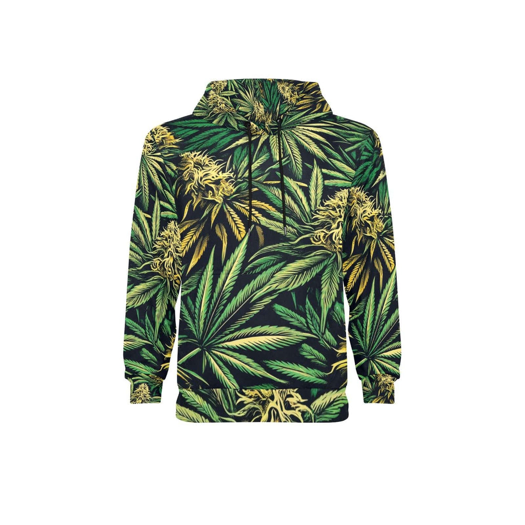 Big Buds Men’s Hoodie Men's Long Sleeve Fleece Hoodie (H55)