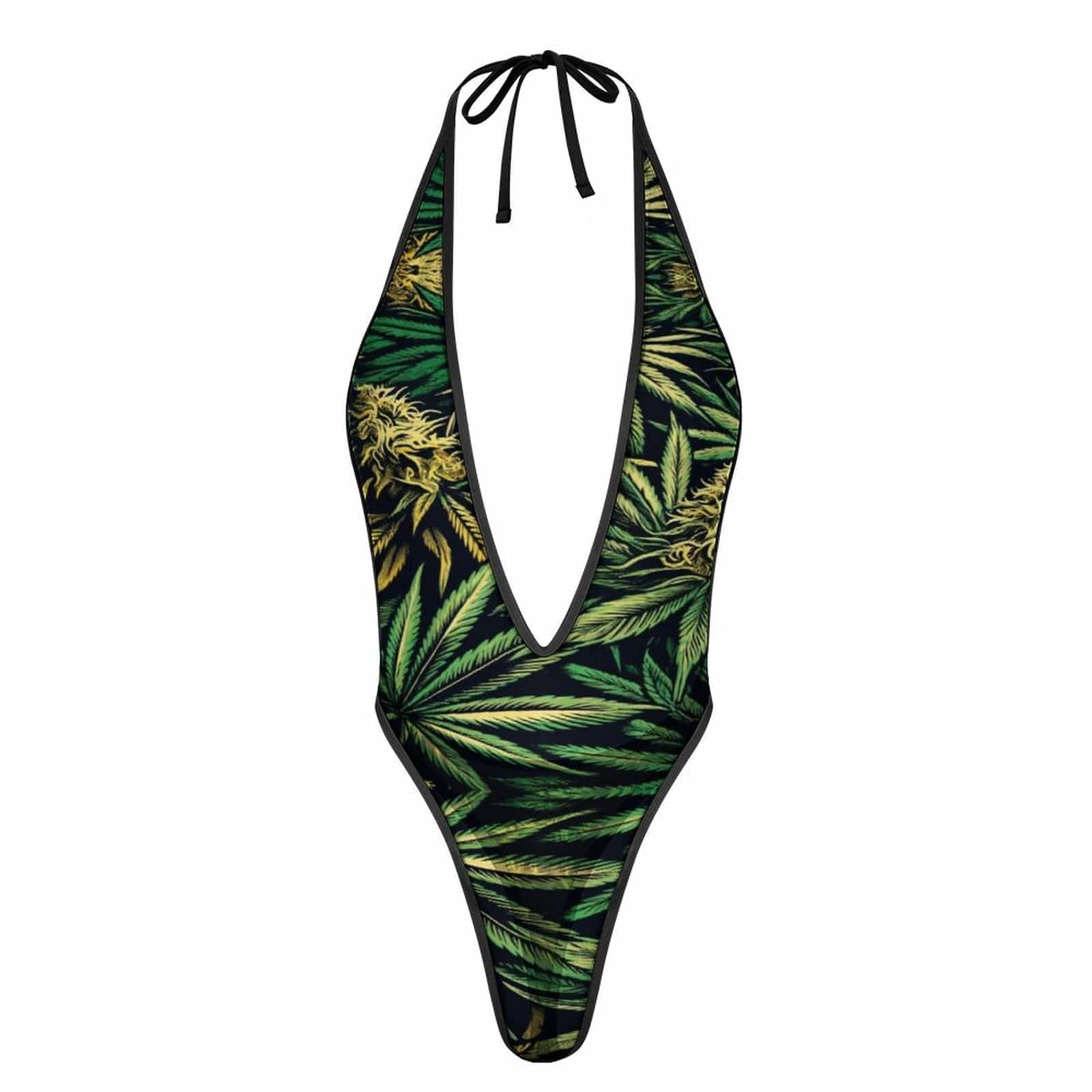 Big Buds Sexy AF Deep-V Thong WHOLESALE White thong