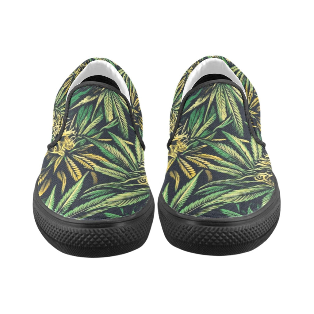 Big Buds Skate Slip Ons Women's Unusual Slip-on Canvas Shoes (019)