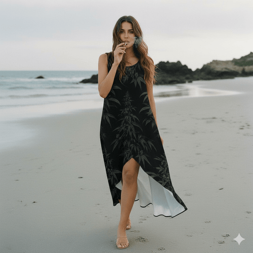 Black Widow High-Low Dress