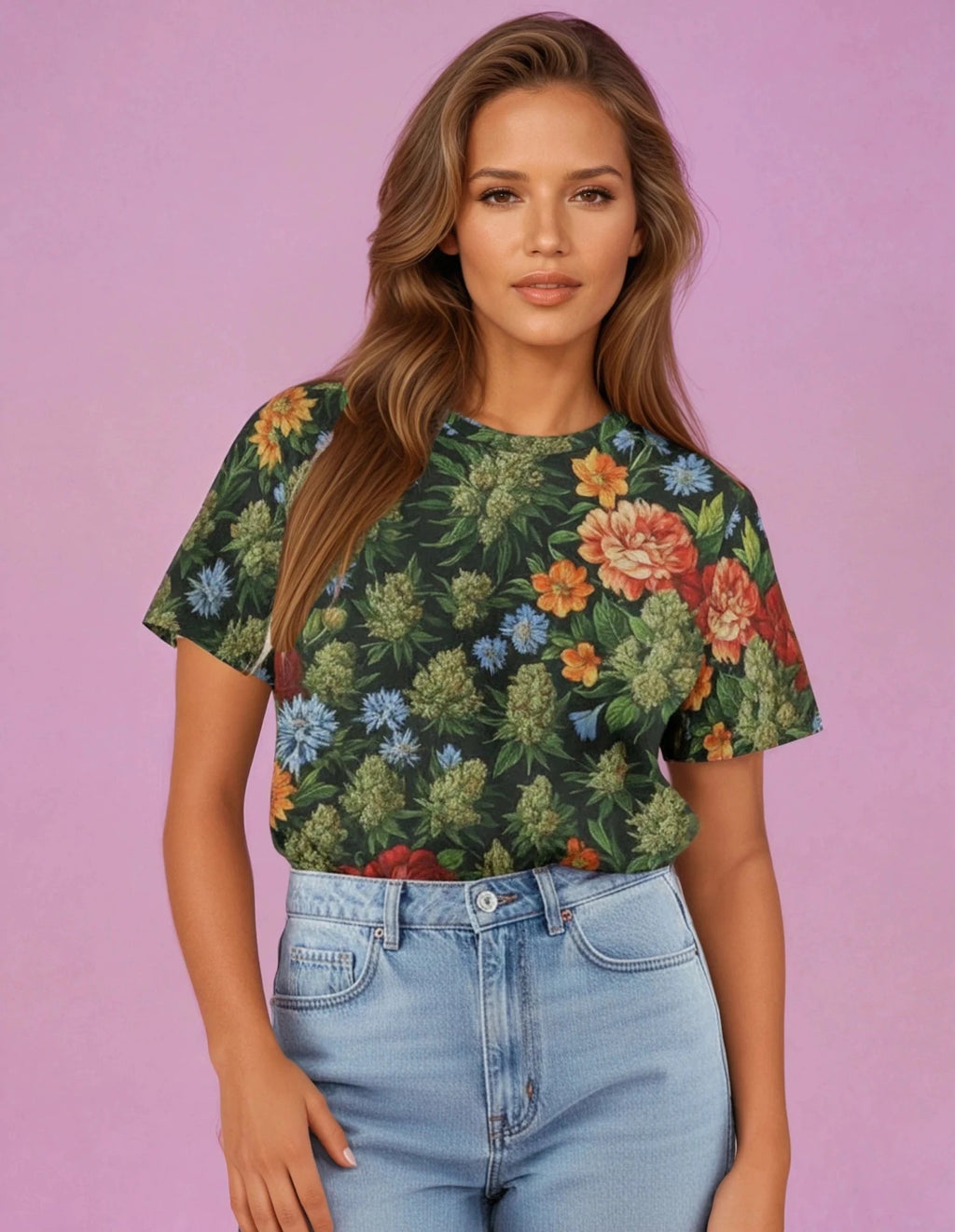Bloom Cotton T — lifestyle styled shot