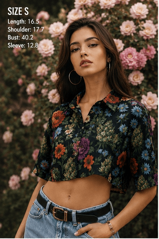 Bloom Cropped Jacket | 245GSM Cotton Yoycol