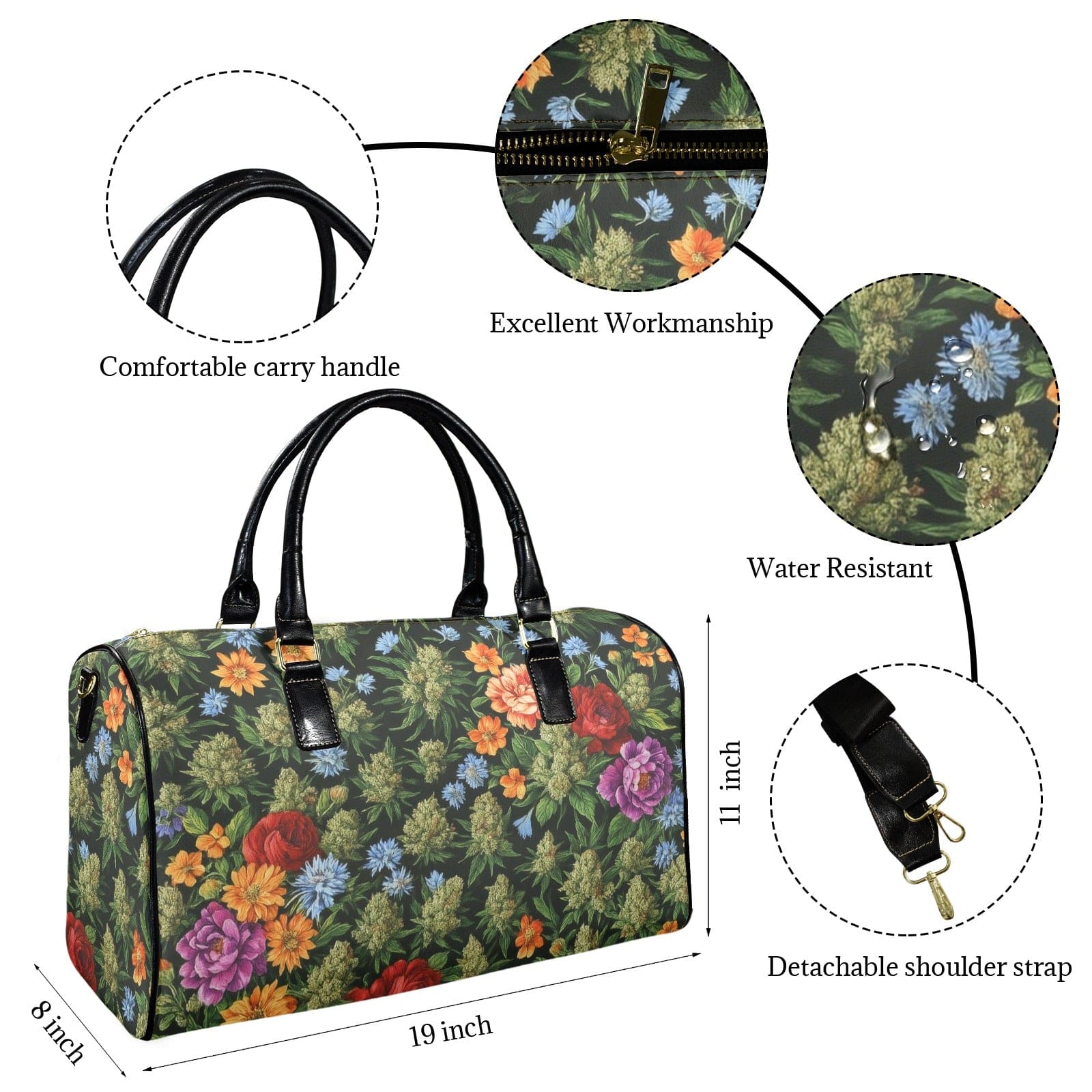 Bloom Lux Bag — hardware detail close-up