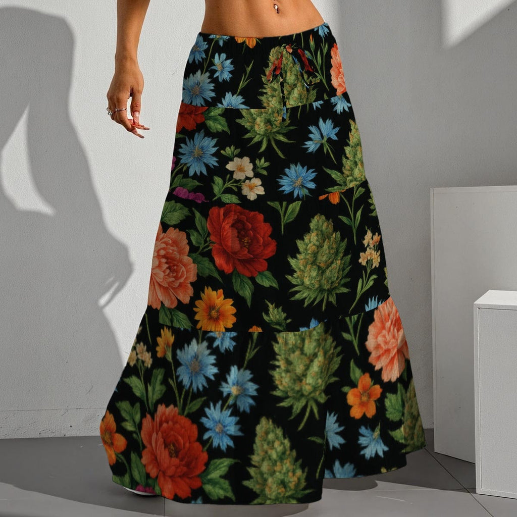 Bloom Pleated Skirt — back view