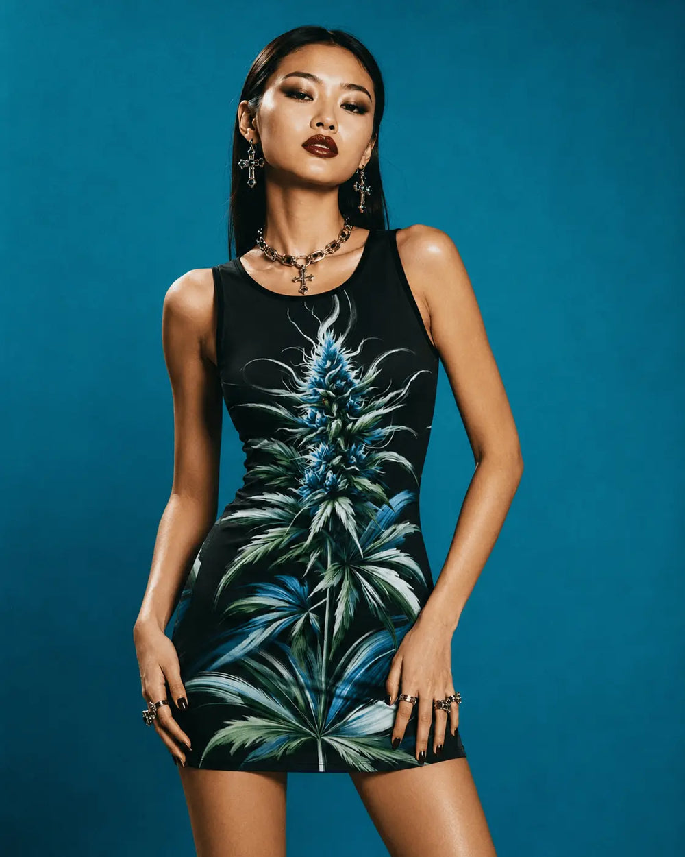 Vestido sin mangas Blue Dream