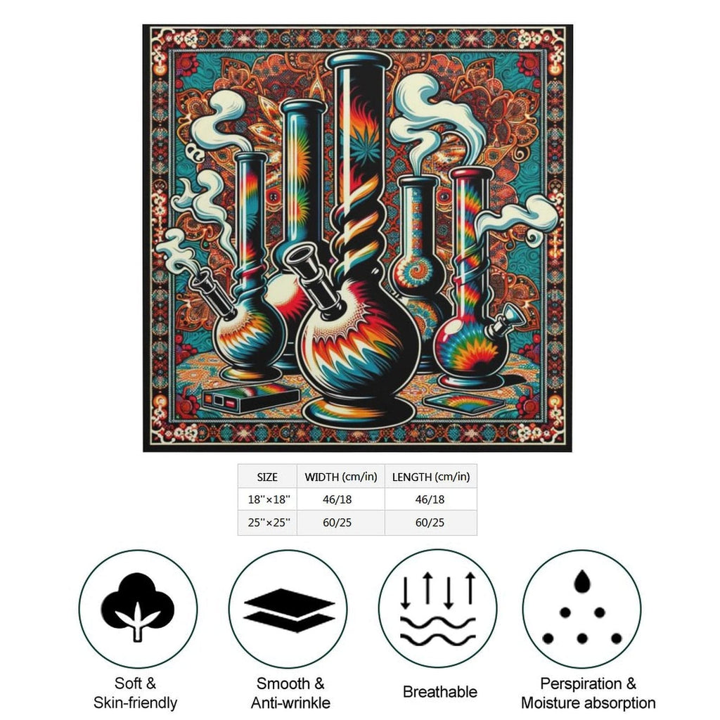 Bong Scarf — tied as neckerchief lifestyle shot