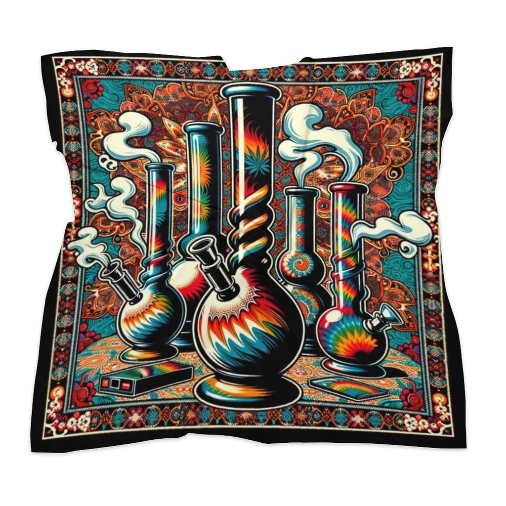 Jane Dope Bong Scarf — bong graphic print kerchief scarf
