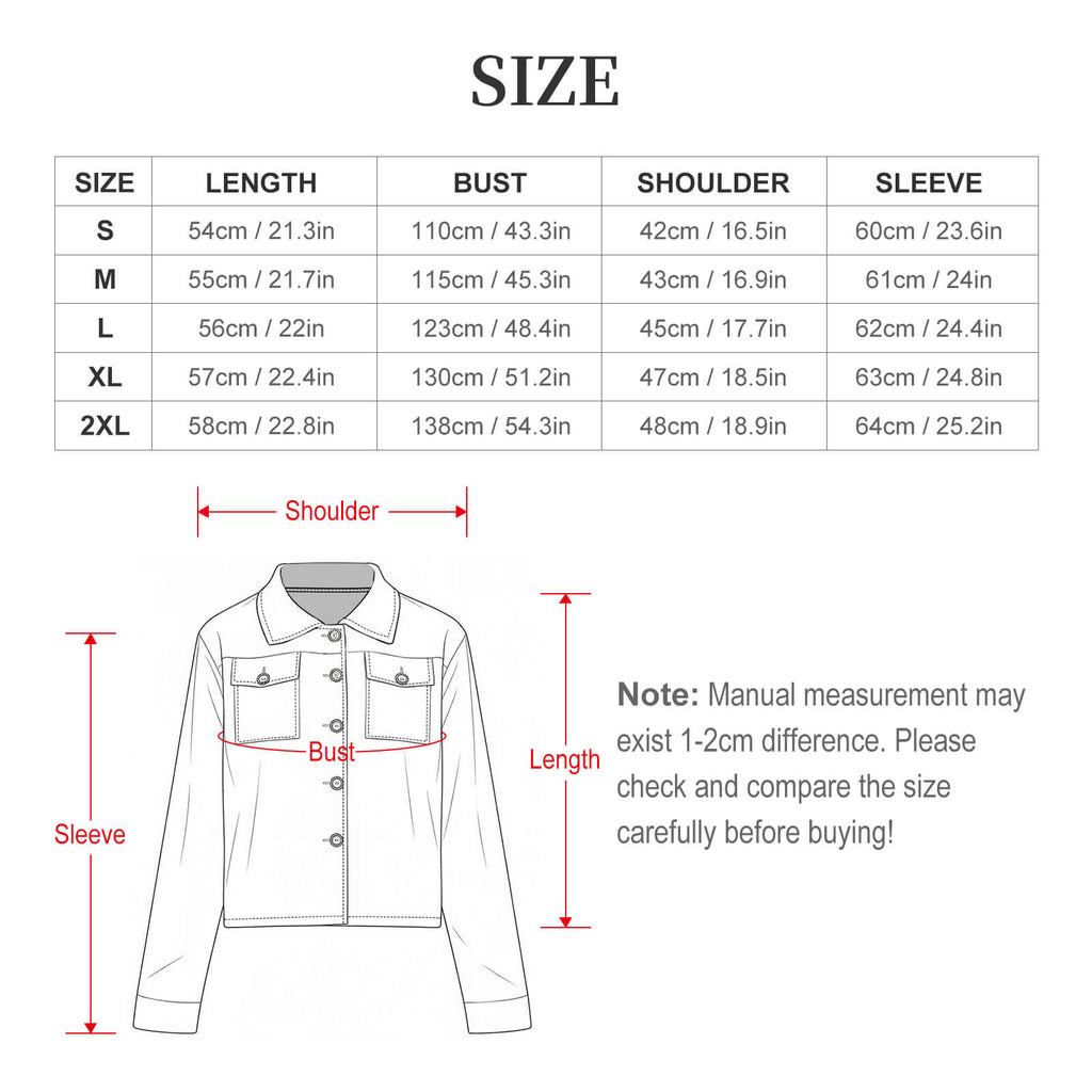 Bongy Denim Look Fall Cropped Shirt Jacket - JANE DOPE