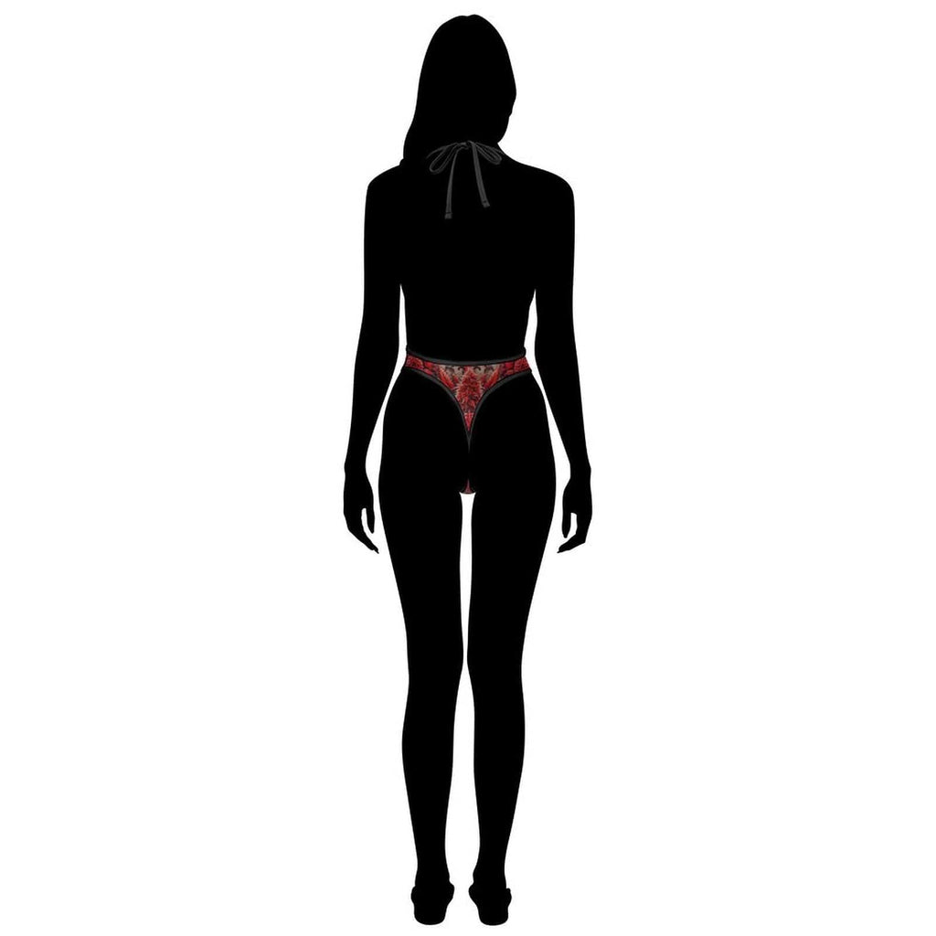 Buds & Lace V Thong lingerie