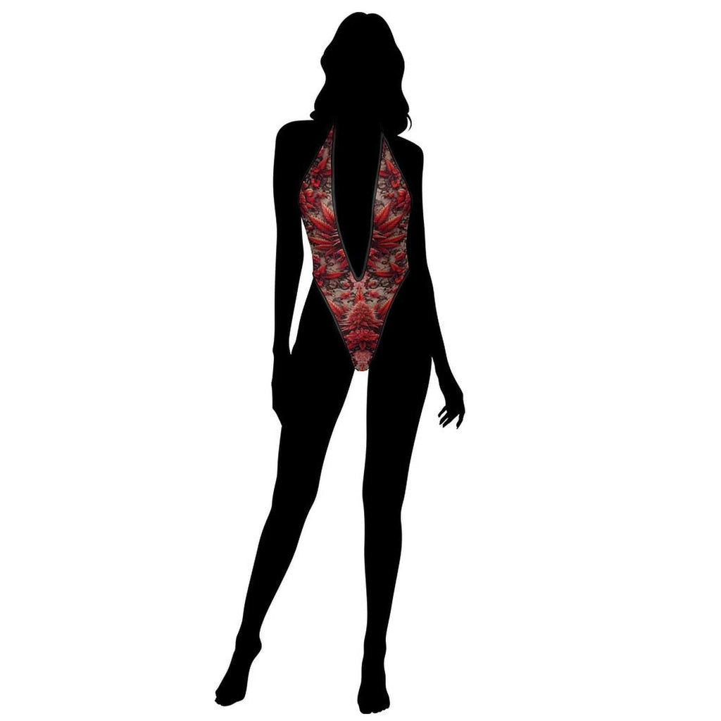Buds & Lace V Thong lingerie