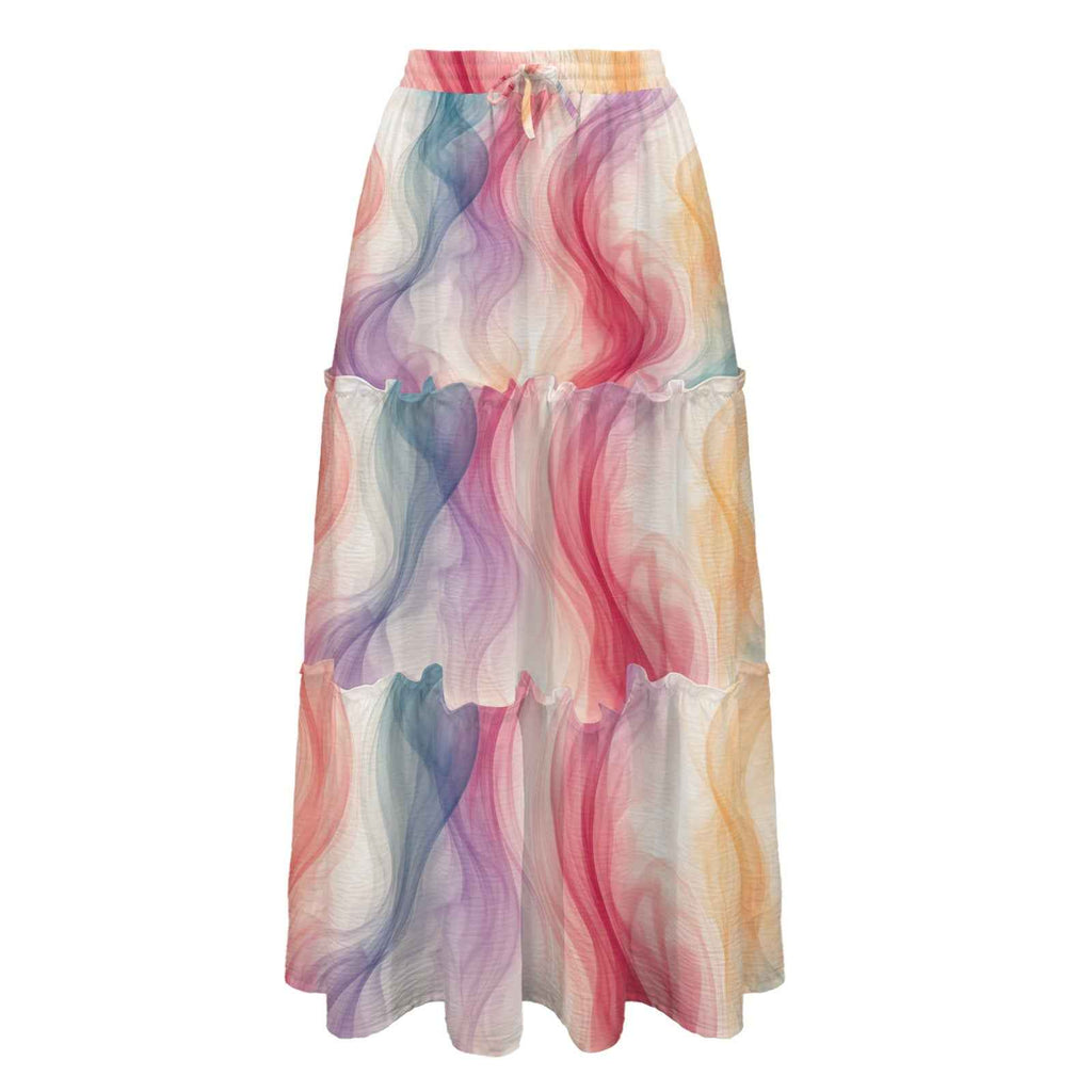 Etherial Smoke Tiered Skirt