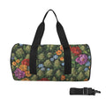 Bloom Duffle Bag — side view with zip detail