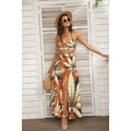 Cali Tie Back Wrap Dress – 2-Piece Set White 2 piece outfit