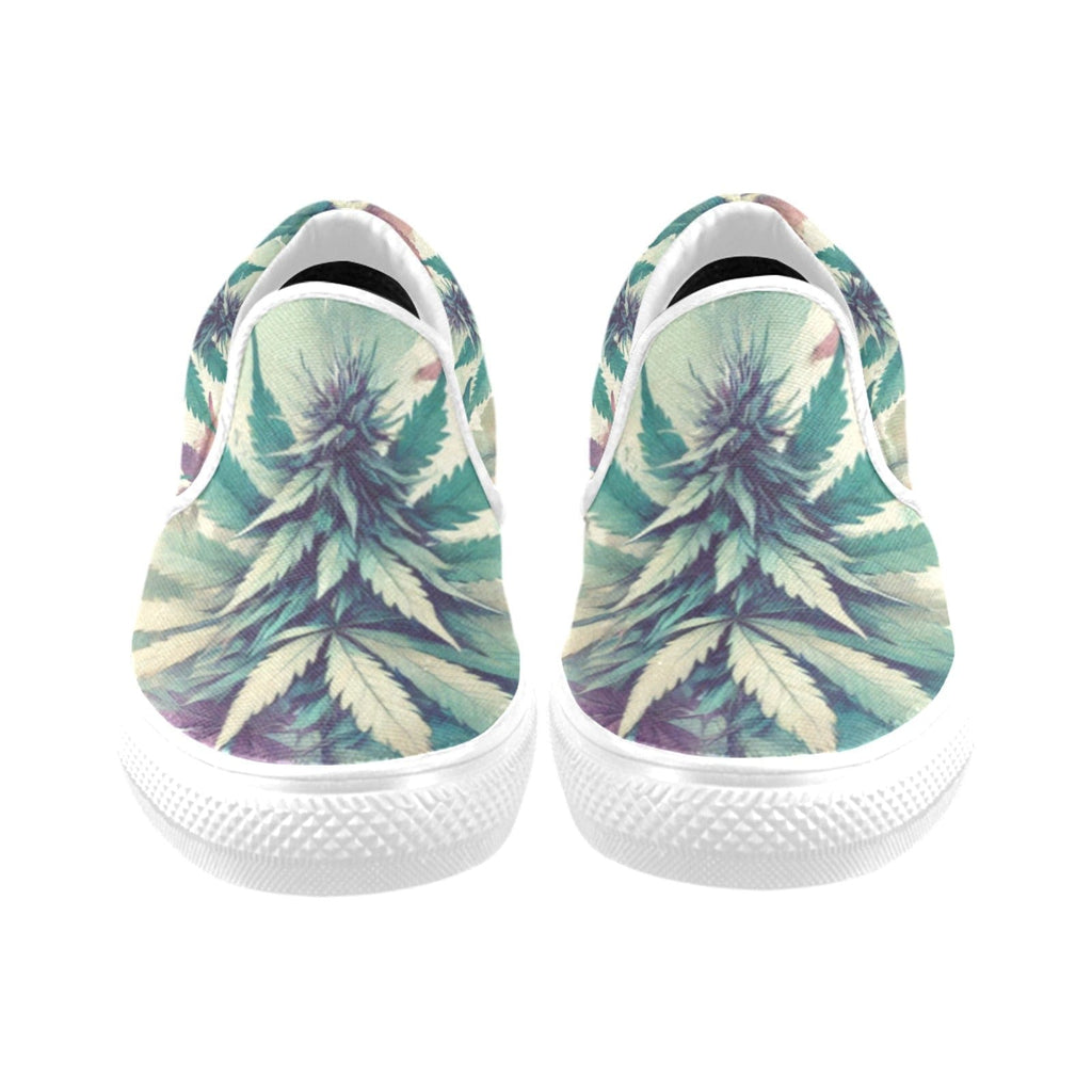 Cola Love Skater Slip Ons Women's Unusual Slip-on Canvas Shoes (019)