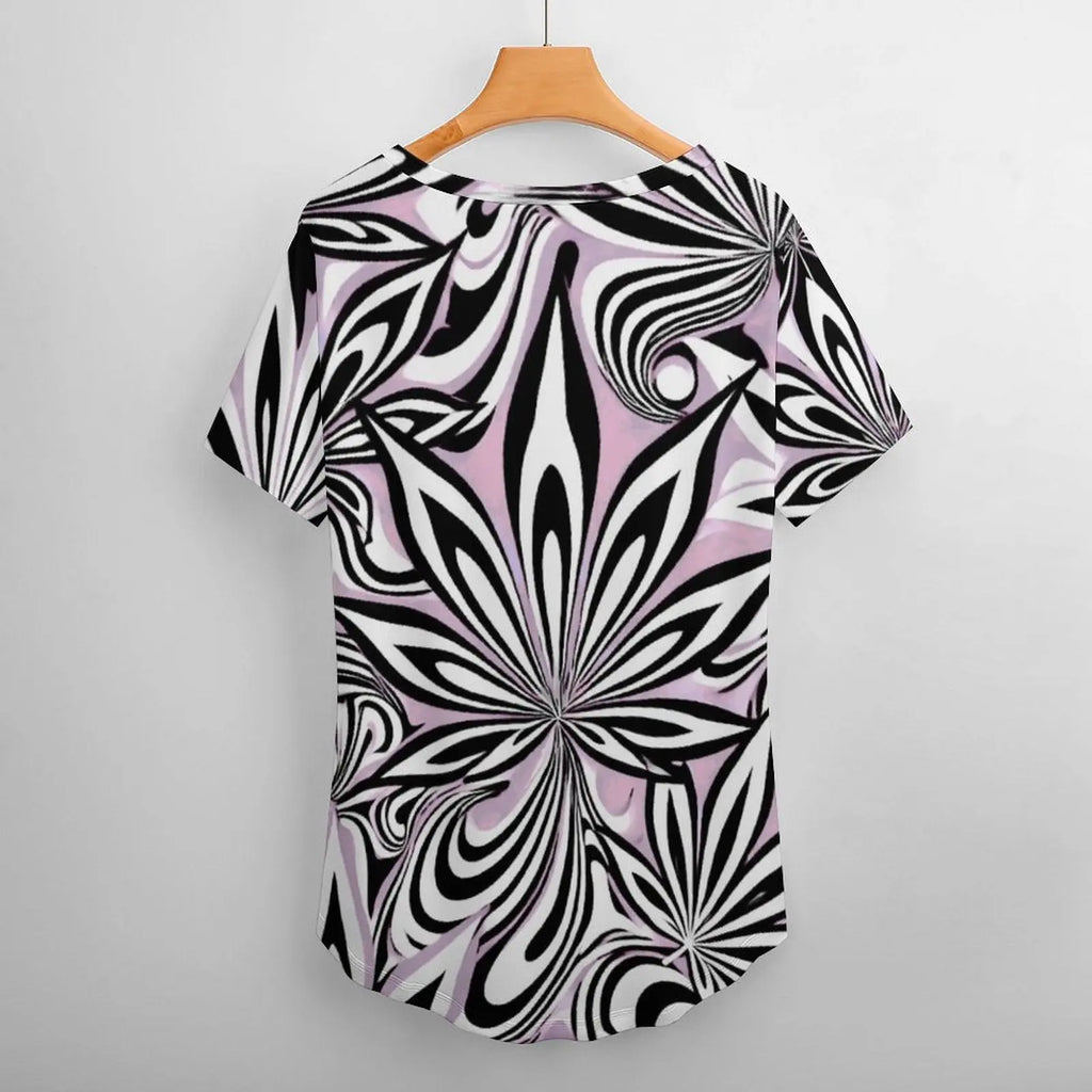 Putcci V neck T women's T shirt