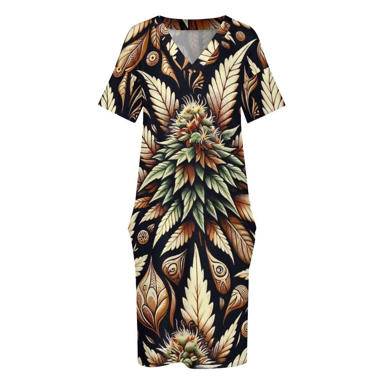 Batik Buds Pocket Dress
