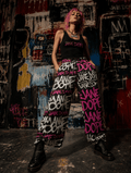 Jane Dope DANK! Lounge Pants — wide leg lounge pants with bold DANK graphic print