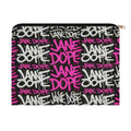Jane Dope DANK! Stash Pouch — bold graphic print carry-all zip pouch