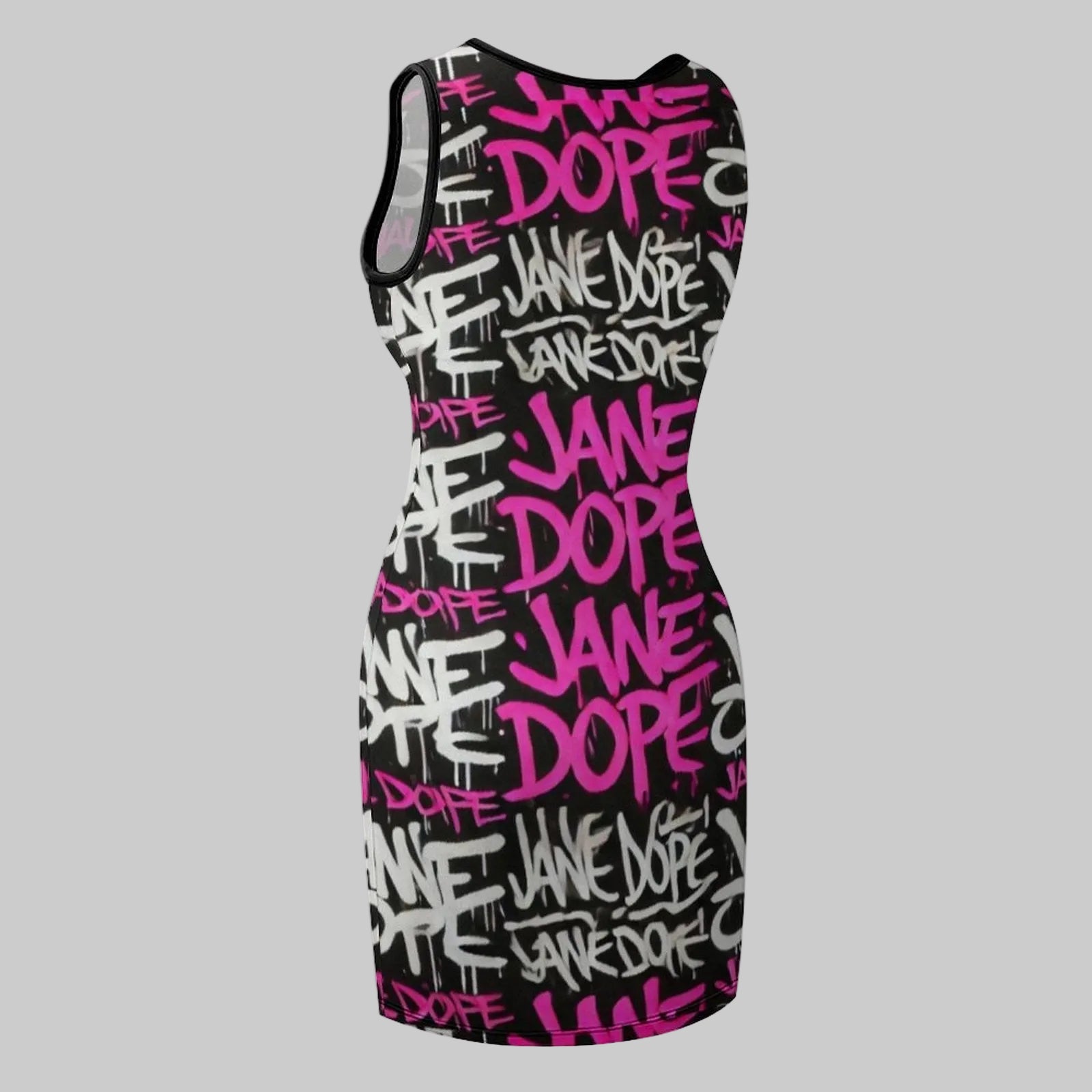 Dank! Tank Dress — flat lay back