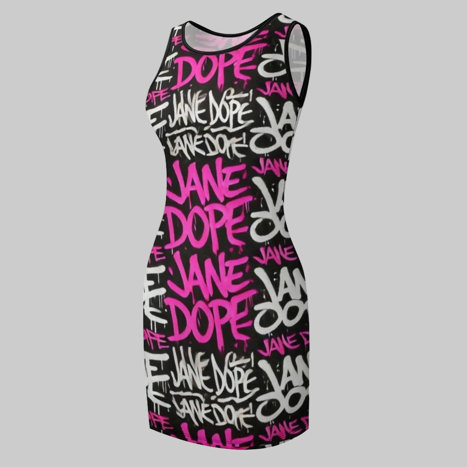 Dank! Tank Dress — flat lay front