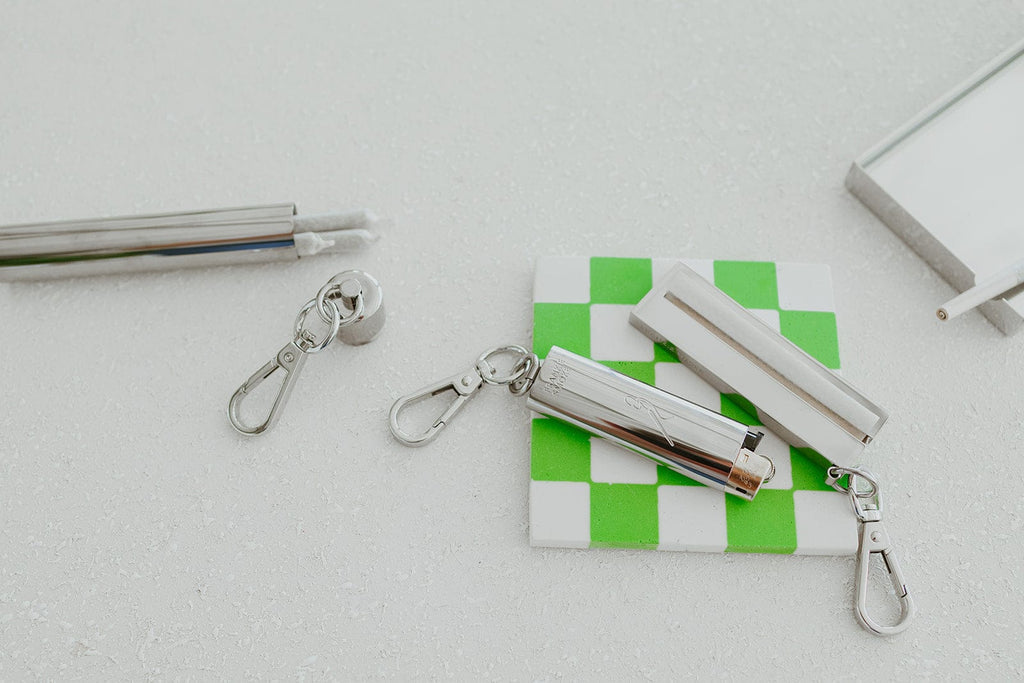 Doob tube keychain, side profile view
