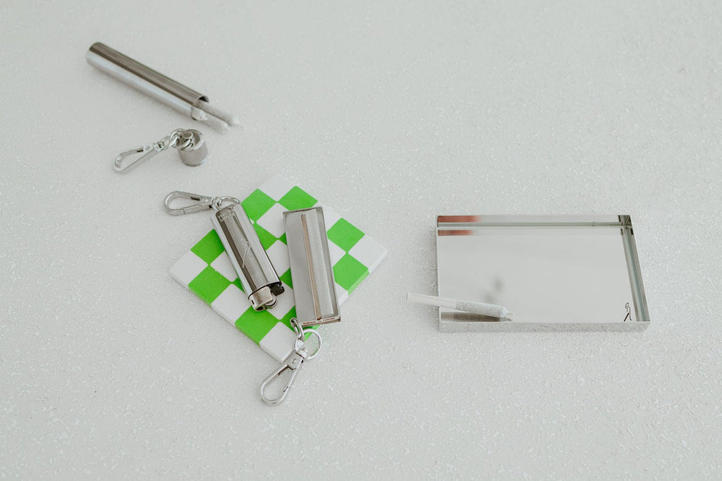 Doob tube keychain, size comparison shot