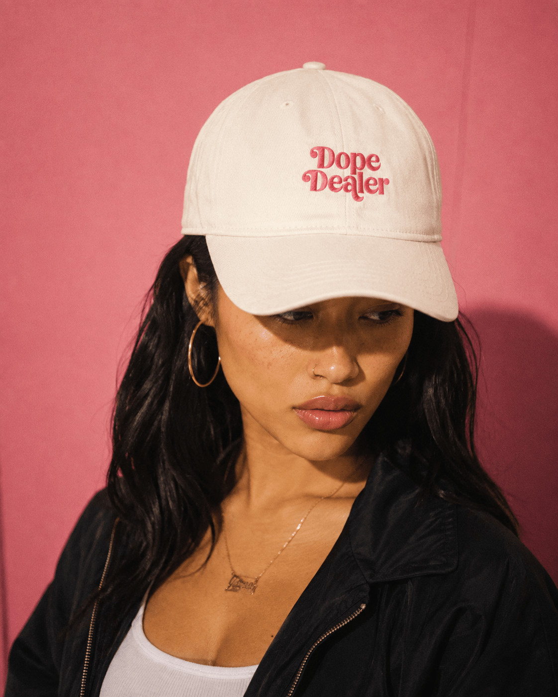 Embroidery Soft-Crown Flat Cap Yoycol