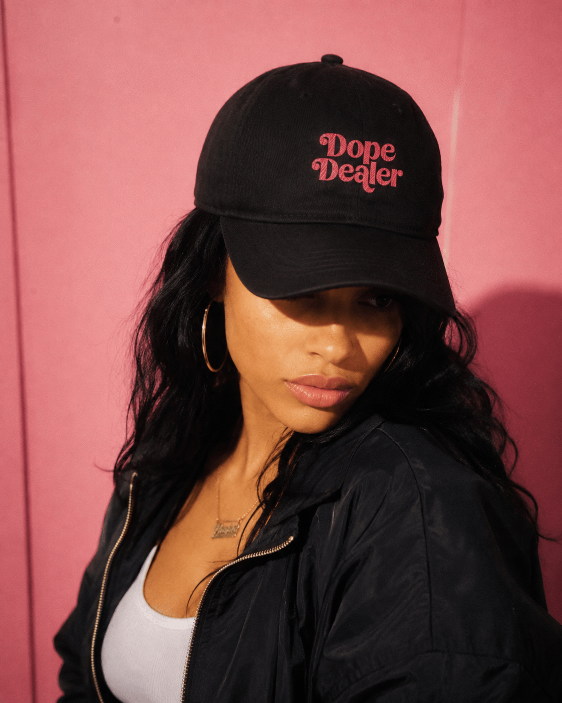 Embroidery Soft-Crown Flat Cap Yoycol