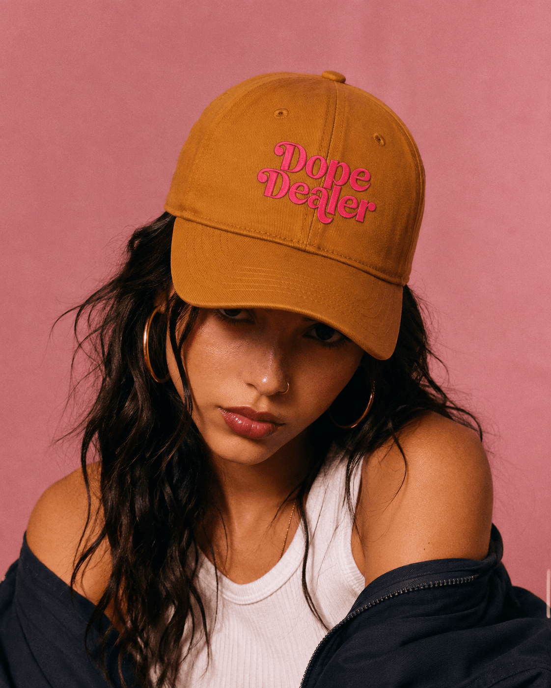 Embroidery Soft-Crown Flat Cap Yoycol