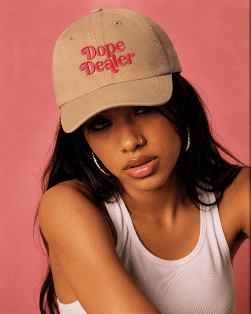 Embroidery Soft-Crown Flat Cap Yoycol