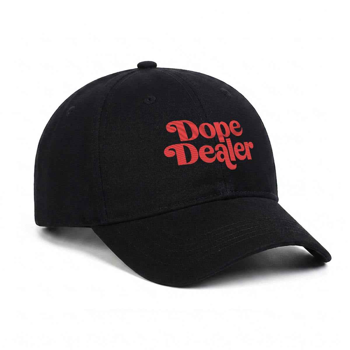 Embroidery Soft-Crown Flat Cap