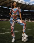 Jane Dope DOPE CUP '26 Crop Soccer Jersey — athletic crop top with graphic print